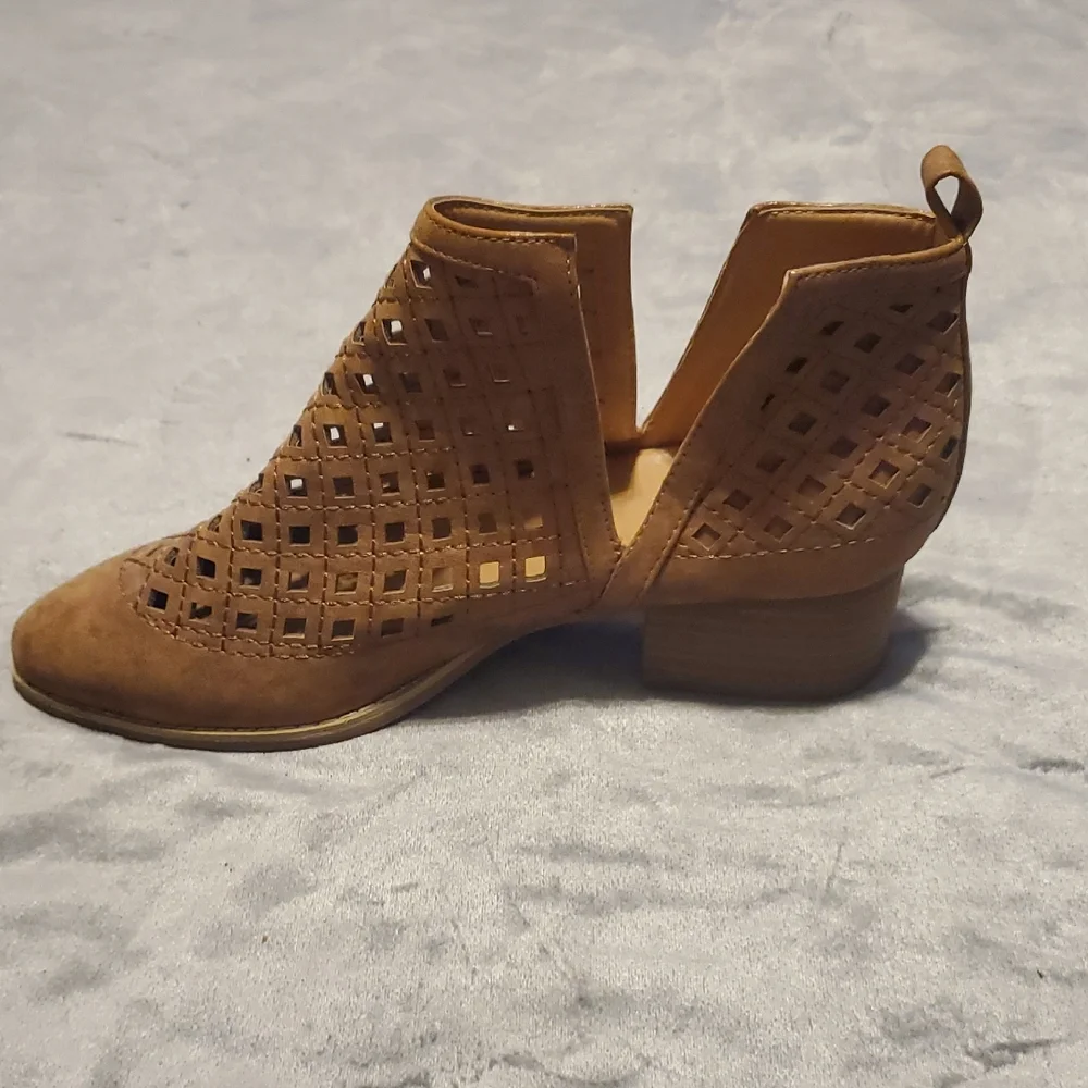 A Rider Girl Chic Bronze Women's Ankle Booties - Picture 10 of 14